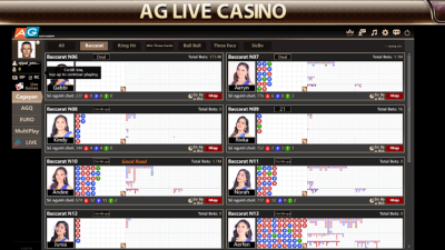 Sảnh AG Casino - Trải nghiệm game bài độc đáo và uy tín